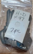 7X Ilco X97 Harley Davidson Key Blank uncut (7 Pc)