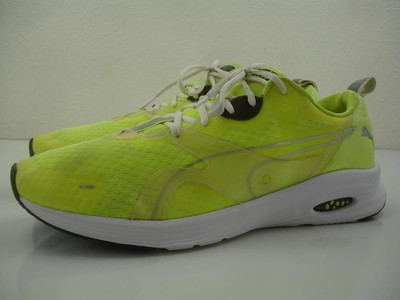 Men's 13 M PUMA HYBRID Fuego Lights Yellow Black 192662-02 Running Shoes Sneaker