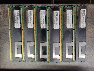 Elpida 4 GB DDR3 PC3-10600R 9 10 E1 Server RAM 6 Stück Aus WORKSTATION 