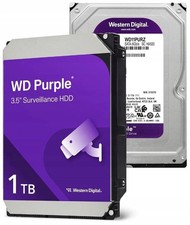 Western Digital 1TB Purple 5400 SATA III 3.5" Internal Surveillance Hard Drive