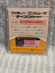Winter Games Nintendo Famicom Disk System Ponyca 1985 Japanese Version Tested