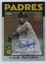 2021 Topps Silver Pack 1986 Chrome Baseball /199 Luis Patino #86BC-24 Auto 7ut