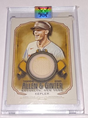 2021 Topps Allen & Ginter's Max Kepler Game Used Mem HOC Sealed 