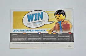 Lego Creator 40107 Winter Skating Scene Manual ONLY 2014 Limited Holiday Edition