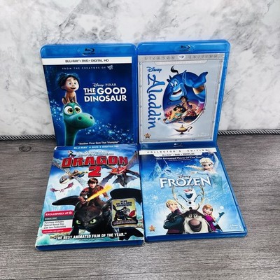 Disney Pixar Blu-ray LOT W/ Inserts Inside Out Brave Incredibles 2 Good Dinosaur