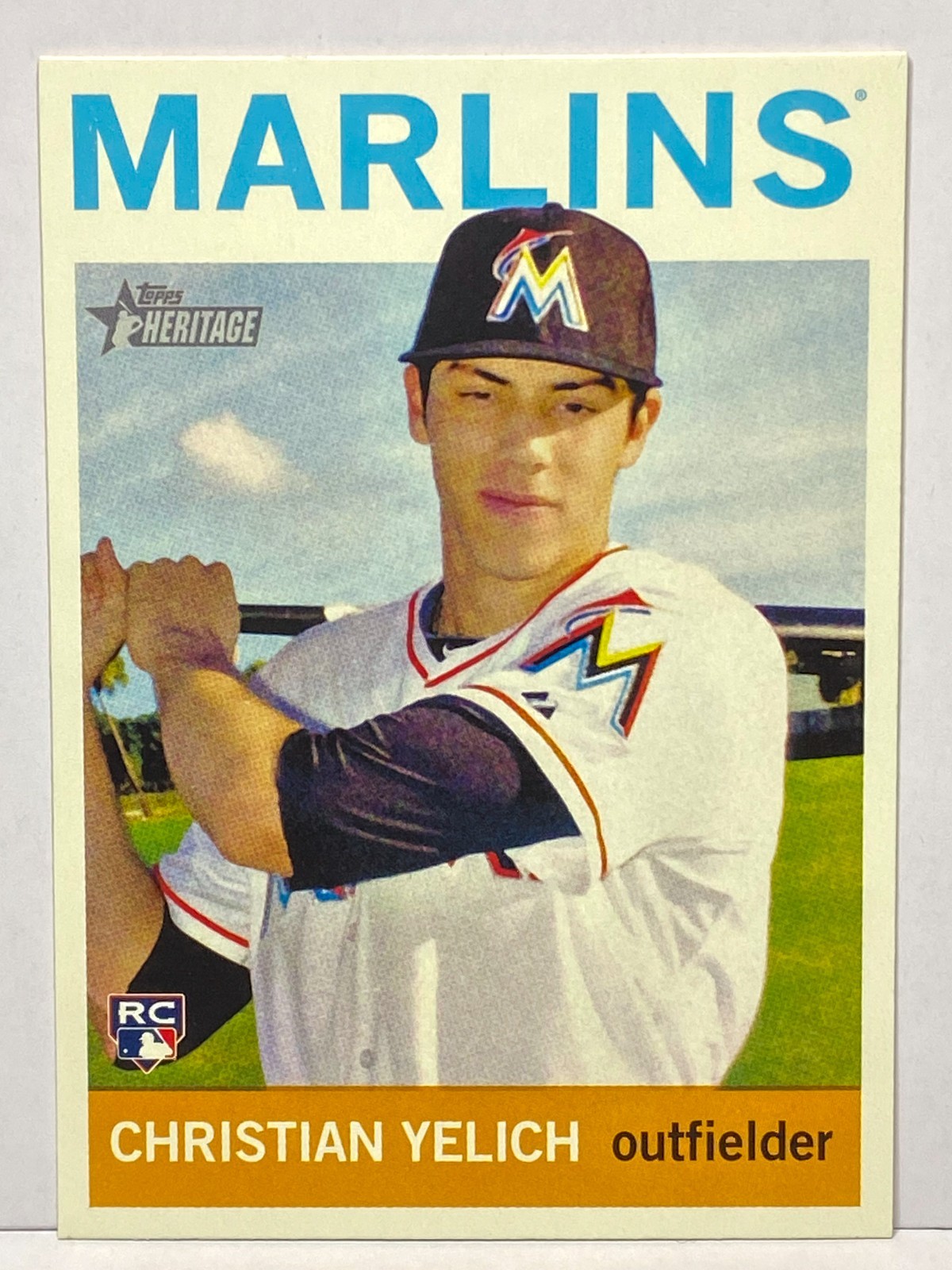 2013 Topps Heritage #H536 Christian Yelich RC