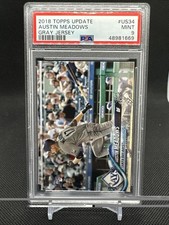 2018 Topps Update Series - Austin Meadows #US34 Batting, Gray Jersey (RC)