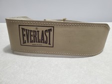 Everlast 1017 Leather Weight Lifting Belt Size: Medium 28"-36" MADE IN USA