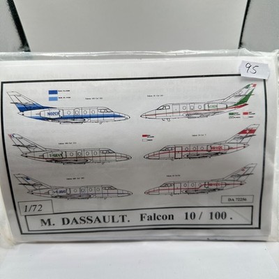Dujin 1/72 DA 72256 - M. DASSAULT Falcon 10/ 100 - Flugzeug Resin Bausatz Kit 95