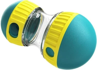 LAKESHORE TRADE Adjustable Dog Treat Dispenser Slow Feeder Interactive Food Puzzle Toy Puppies