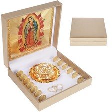 Arras Para Boda Catolica with Virgen De Guadalupe Gift Box, Mexican Wedding A...