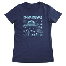 Offiziell lizenziertes Rick and Morty - Portal Hop Damen T-Shirt