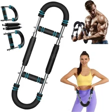 Arm Power Twister Bar Stretch Spring Bendy Bend Bar For Chest Exercise 60-110lbs
