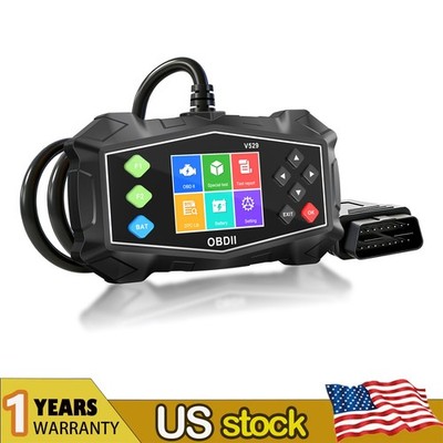 OBD2 Scanner Engine Diagnostic Tool Erase Codes O2 Sensor BATTERY VOLTAGE TEST