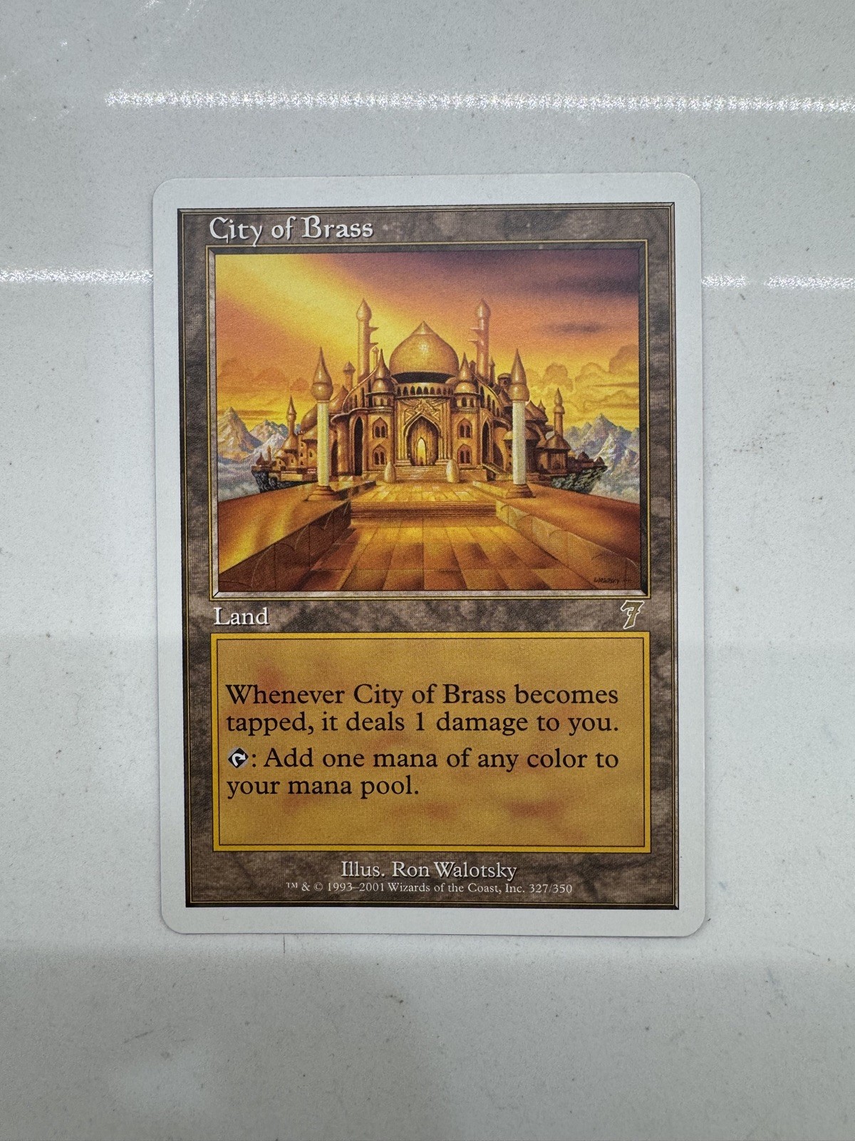 MTG City Of Brass 7th Edition NM