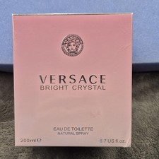 Versace Bright Crystal Womens Eau De Toilette Spray 6.7 Oz 200ml Perfume New