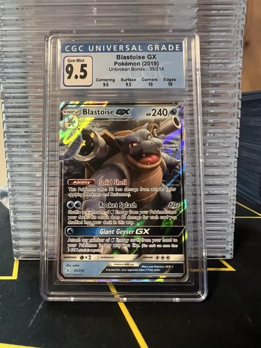 Blastoise-GX graded CGC 9.5 for sale on eBay