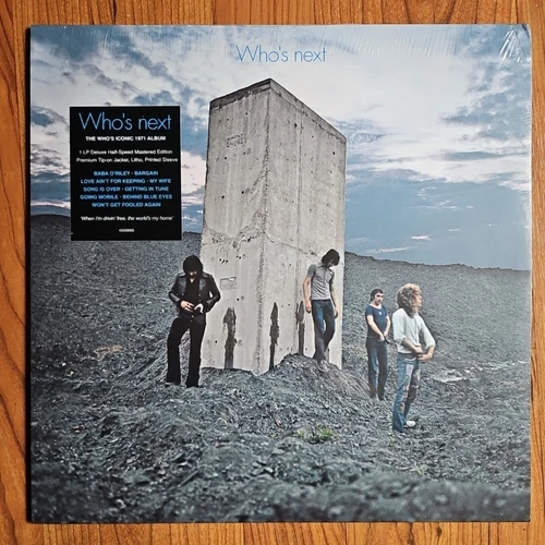 The Who "Who's Next" Remastered Ltd Edition Sea Blue Colored Vinyl Sealed NEW
