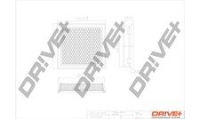 Dr!ve+ Luftfilter DP1110.10.0050 Filtereinsatz für NISSAN MICRA NE11 K12 E11 K11