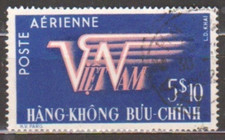 Stamp/Timbre VIETNAM   Poste Aérienne 5$10 Oblitéré Année 1952 Cachet Rond