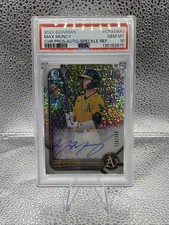 2022 Bowman Chrome Prospect Auto Max Muncy #CPA-MMU Speckle Refractor /299 (RC)