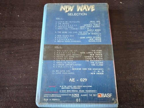 VARIOUS ARTISTS - New Wave Selection CASSETTE TAPE / Made In Indonesia - Picture 2 of 4