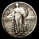 1929 standing liberty quarter-CHOICE VF/ FREE SHIPPING- JAM325