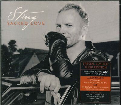 STING ''Sacred Love (Special Limited Tour Edition)'' CD-Album + DVD (Digipak)