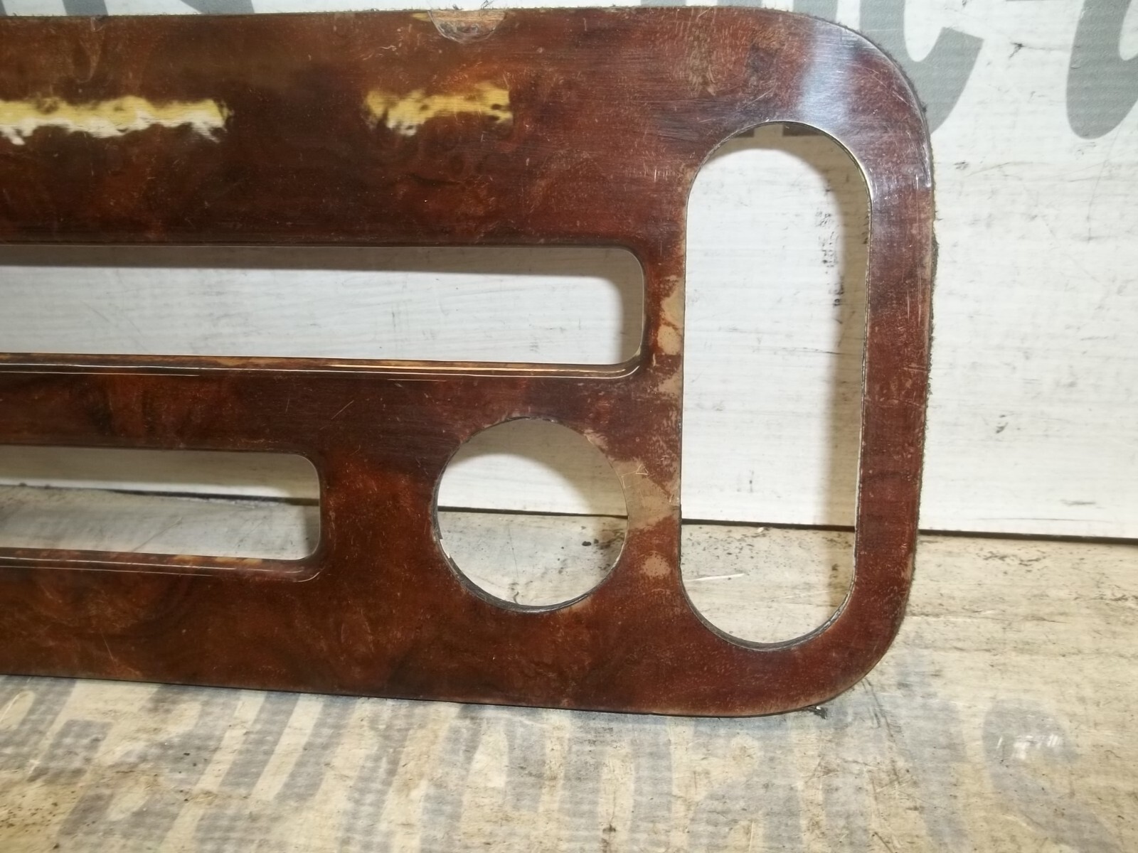 07-12 Bentley Continental Gtc OEM Overhead Dome Light Trim Wood Bezel Molding