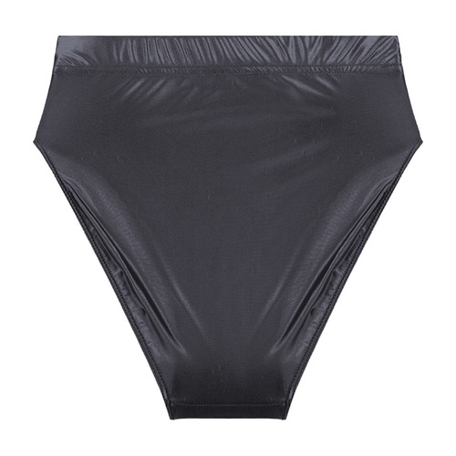 Calzoncillos de seda brillantes de cintura alta para hombre bolsa abultada baúles de baño ropa interior - Imagen 38 de 206