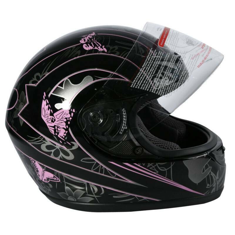 DOT Adult Motorcycle Offroad Street Full Face Racing Helmet Motocross Size  S-XL