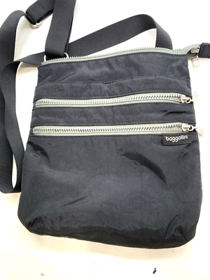 Baggallini Crossbody Bag Triple Zip Black Travel Organizer Lighweight Nylon EUC | eBay Baggallini Crossbody Bag Triple Zip Black Travel Organizer Lighweight Nylon EUC | eBay