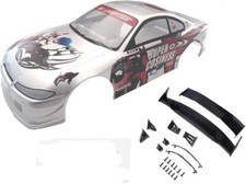 1/10 Scale RC Painted nocut Drift Racing Touring Onroad Car Body Shell with Wing