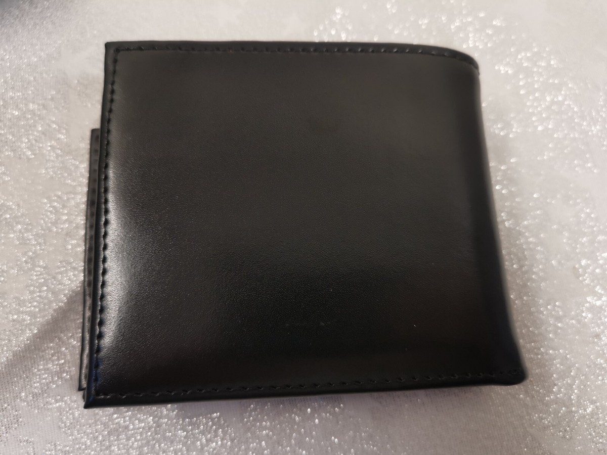 New/Boxed Oakley Black Leather Bifold Wallet Small WITH Insert 95 