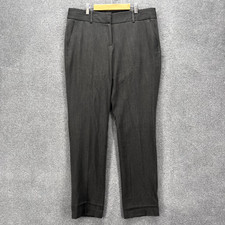 Michael Kors Pants Women 10 Dark Gray Dress Trousers Slim mid rise pocket