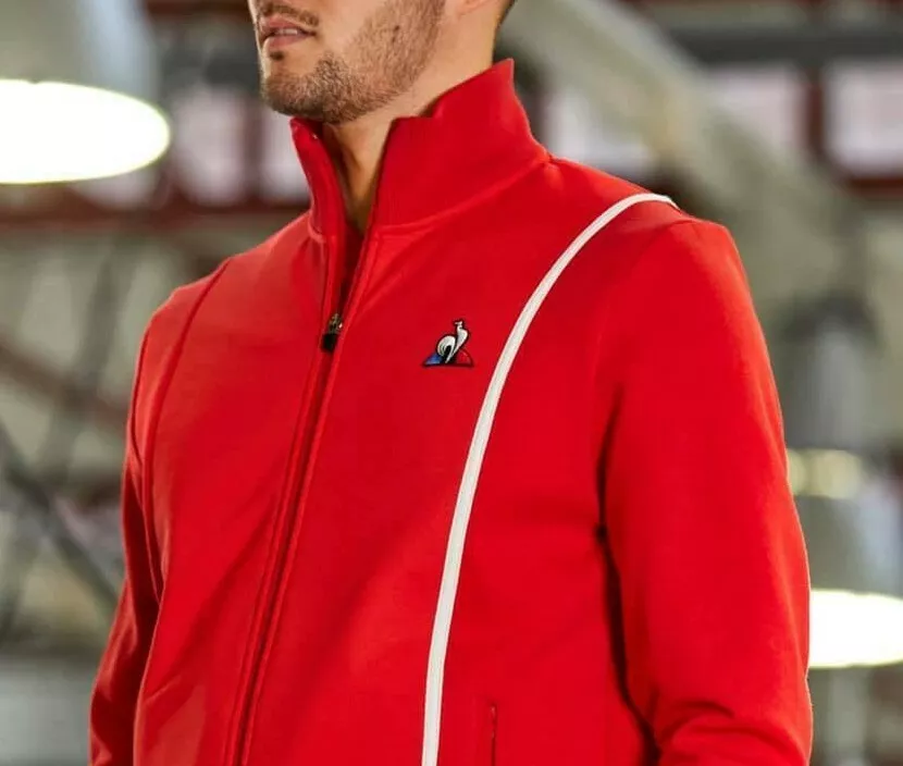 schandaal Vrijwel Top MED le coq sportif Men&#039;s TRICOLORE INSPI TRACKSUIT JACKET &amp; PANTS  Red LAST1 | eBay