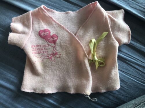 Patch chou original vêtements pour enfants hôpital bébé terre chemise rose - Photo 1/4