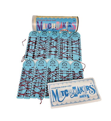 Discovery Toys Learning Wrap Ups Matchmakers Set 1 Shapes Faces Flags COMPLETE