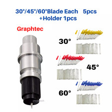 HQ Blade Holder 5 Blades Graphtec CB09 Cutter Cutting Plotter 30 45 60 Mix