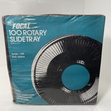 Focal 100 Rotary Slide Picture Tray...NOS...In Plastic Holds 100 2x2 Slides