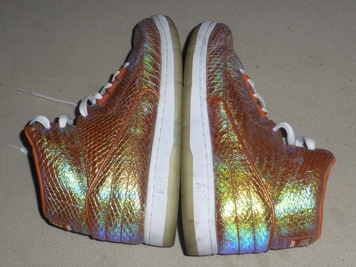 RARE* NIKE AIR PYTHON IRIDESCENT, MEN SIZE 11 705066-202 shoes NIKE 2014 AIR PYTHON SNAKESKIN IRIDESCENT 10.5 VINTAGE  main image 3