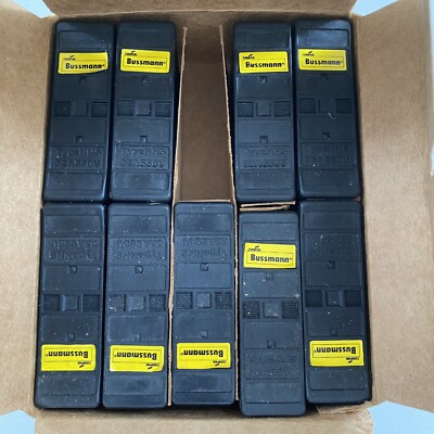 3 X BUSSMANN EATON 32A 550V SICHERUNGSHALTER TYP NNS SCHIENENHALTERUNG RESTPOSTEN