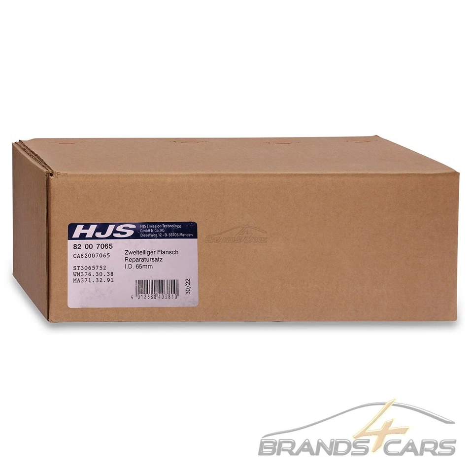 HJS FLANSCH ABGASROHR DURCHMESSER 65 mm für BMW E36 E46 MERCEDES W203 R171 usw. - Bild 4 von 4