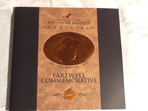 2001 CAL RIPKEN JR FAREWELL COMMEMORATIVE PROGRAM / NEW IN WRAPPER