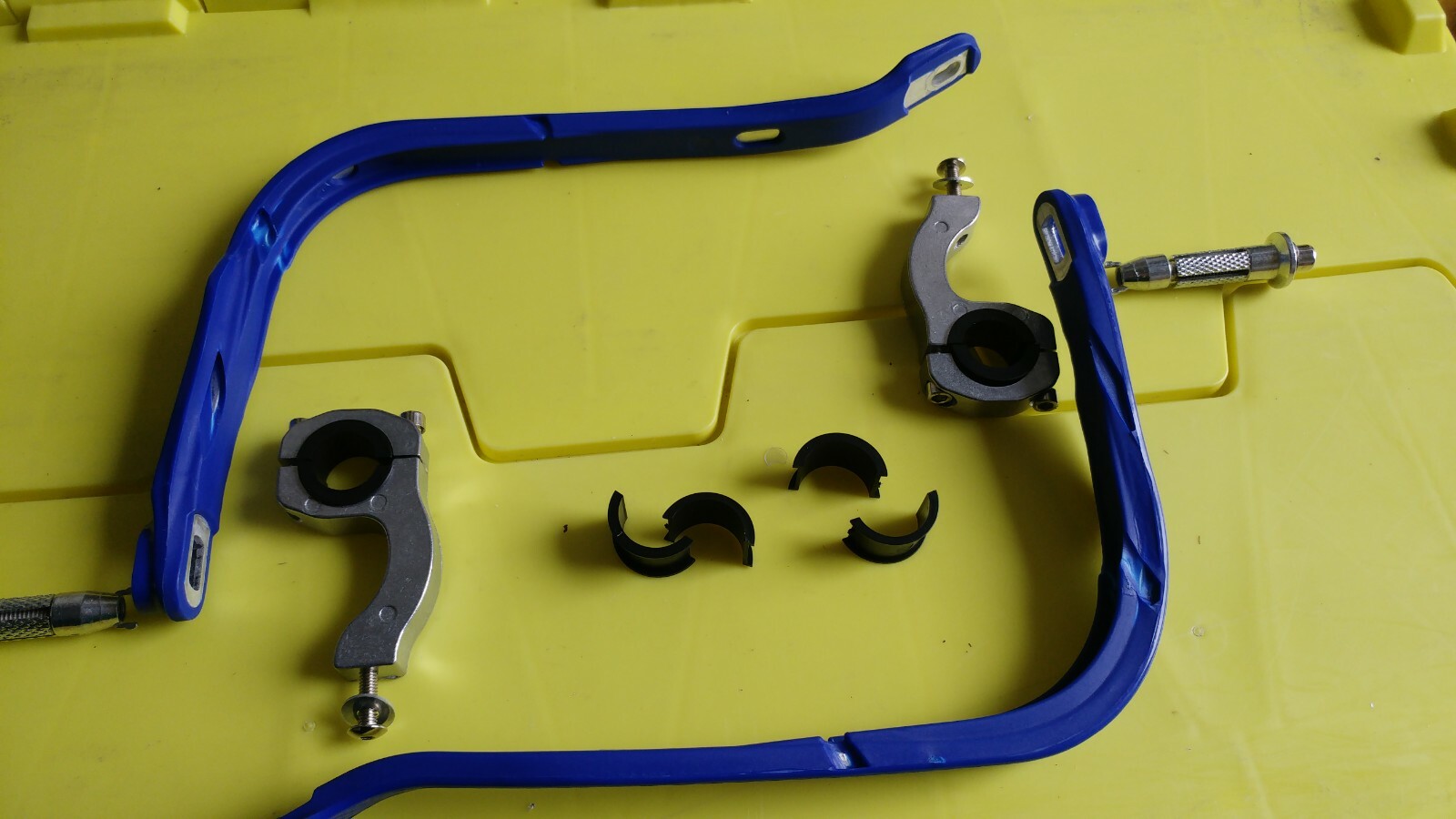 Blue Heavy Duty Pit Bike Supermoto Handguards Hand Guards Pitbike. Offroad use