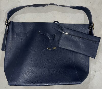Estee Lauder Navy Blue Hand Shoulder Bag Weekender Travel