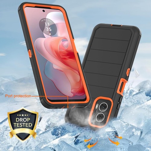 For Moto G Power 5G/G Stylus/G 5G 2025 2024 Case Belt Holster +Screen Protector - 第 24/36 張圖片