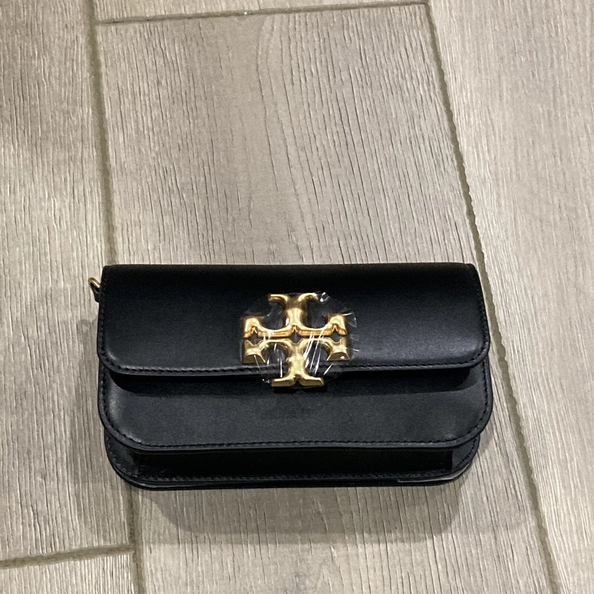 Tory Burch Eleanor Phone Crossbody Bag Black