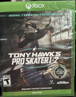 Tony Hawk's Pro Skater 1+2  Xbox NEW