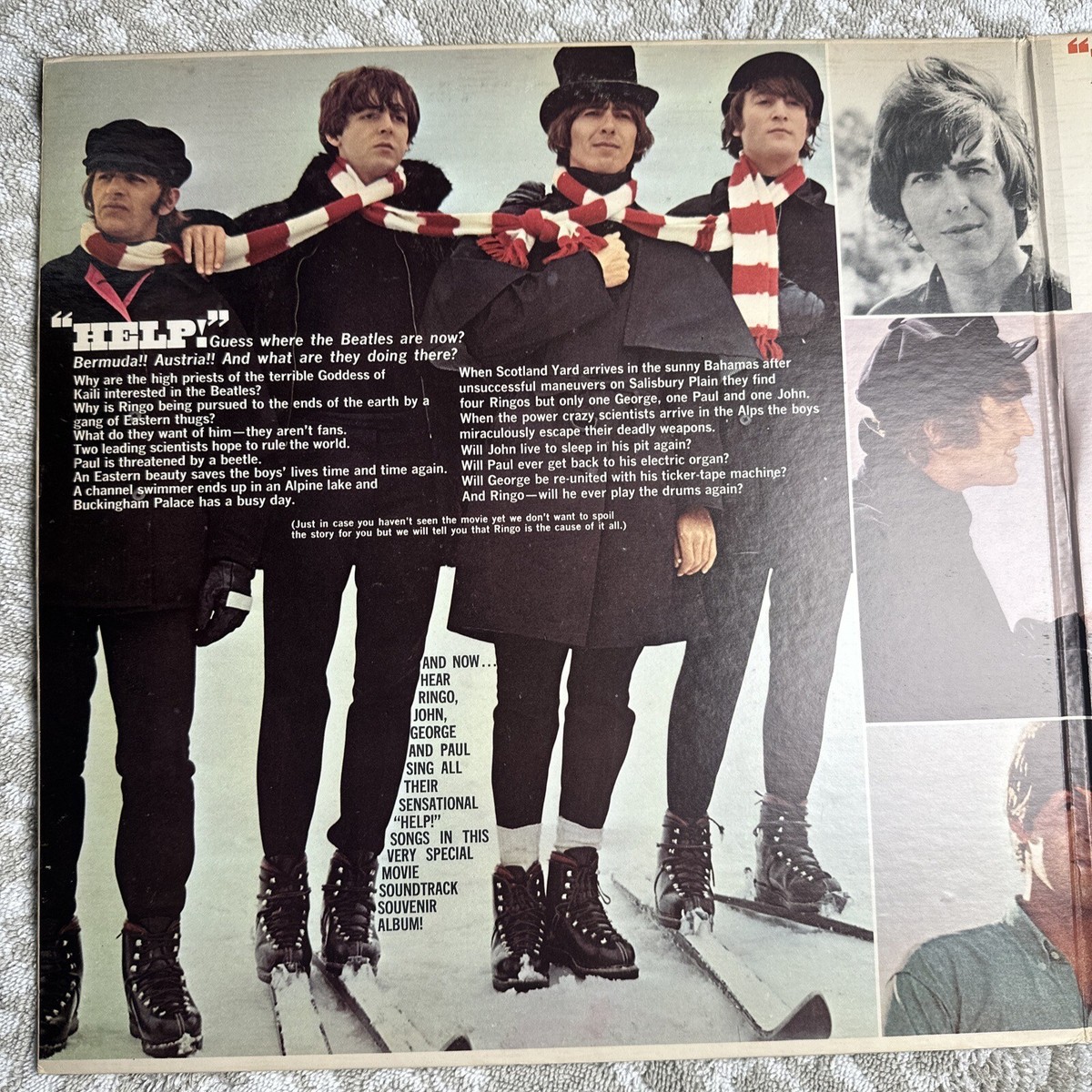 The Beatles Help! 1965 Vinyl LP Capitol Mono MAS-2386